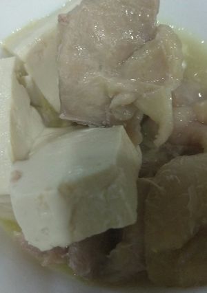 材料2つ♡鶏モモ肉で肉豆腐♡-レシピのメイン写真