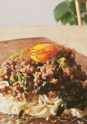 ジャージャー麺☆余った素麺&冷凍野菜昼食-レシピのメイン写真