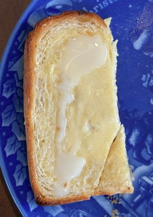 朝から作れる!チーズケーキ風トースト-レシピのメイン写真