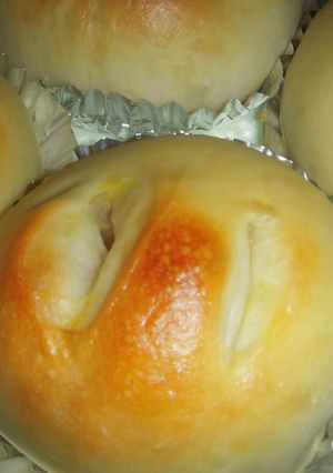炊飯器で発酵パン（から揚げ）-レシピのメイン写真