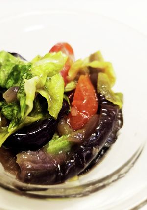 なすとレタスの中華風サラダ-レシピのメイン写真