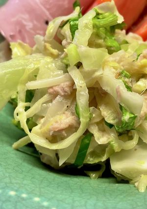 春キャベツ大量消費ツナサラダ-レシピのメイン写真