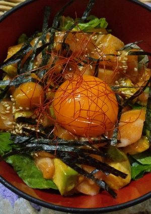 オノリシャス！魅惑のポキ丼-レシピのメイン写真