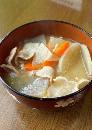 家にあるものだけで作る豚汁-レシピのメイン写真