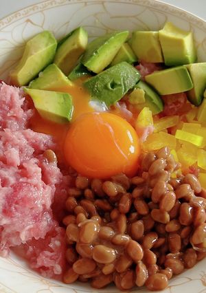 ネギトロ納豆たくあん丼-レシピのメイン写真