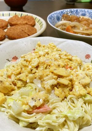 春キャベツ入りサラダスパゲティ-レシピのメイン写真