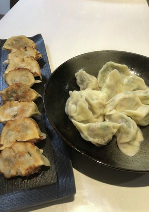 【モチモチ手作り皮】焼き&水餃子80個-レシピのメイン写真