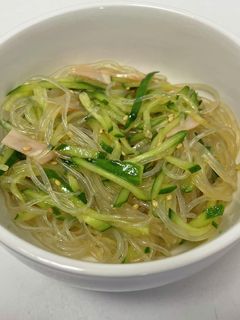 夏にぴったりの春雨サラダ-レシピのメイン写真