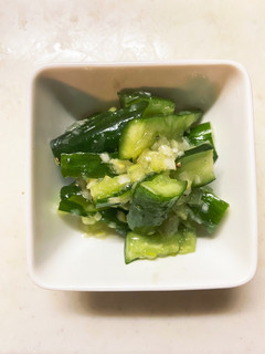 たたききゅうりのねぎ塩味-レシピのメイン写真