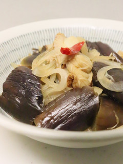 美味★ベビーホタテ貝なす新玉ねぎの甘酢味-レシピのメイン写真