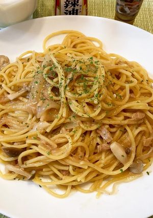 ホットクックde和風ツナパスタ-レシピのメイン写真