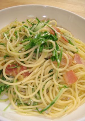 ＊水菜たっぷりパスタ＊-レシピのメイン写真