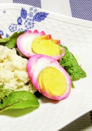 ピンクいピクルス卵-レシピのメイン写真