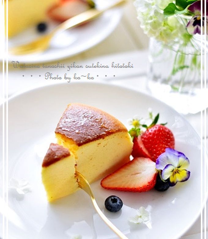 スフレチーズケーキ by ko～ko 【クックパッド】 簡単おいしい