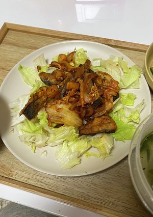 さばキムチ野菜炒め-レシピのメイン写真