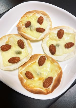 チーズアーモンドわさびせんべい-レシピのメイン写真