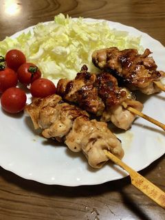 エバラてりやきのたれで作る鶏の串照り焼き-レシピのメイン写真