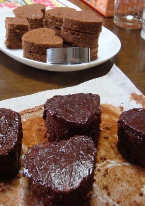 バレンタインに❤ガナッシュサンドケーキ-レシピのメイン写真