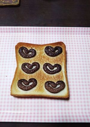 焼きチョコトースト-レシピのメイン写真