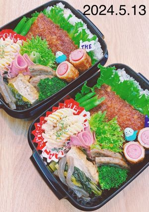 男子大学生お弁当★009-レシピのメイン写真