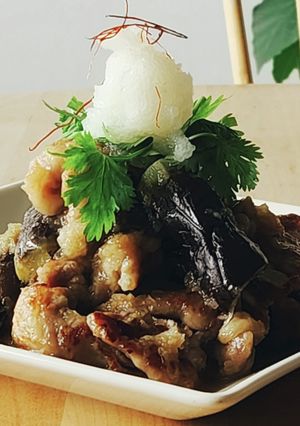 豚肉とナスみぞれ煮☆メイン☆夕食疲労回復-レシピのメイン写真