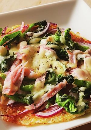 救済☆茹で過ぎ素麺☆カリカリピザ☆ランチ-レシピのメイン写真