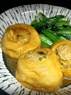 肉詰め油面筋の煮物-レシピのメイン写真