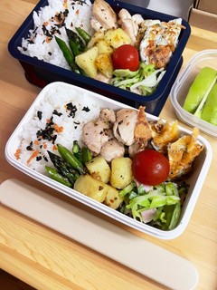 20250513娘ちゃん息子っちのお弁当-レシピのメイン写真