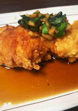 鶏胸肉の香味ソース　150円-レシピのメイン写真