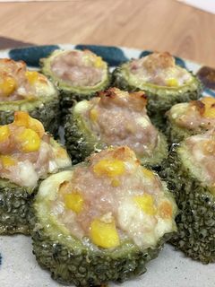 ゴーヤーの肉詰め-レシピのメイン写真