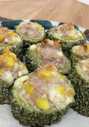 ゴーヤーの肉詰め-レシピのメイン写真
