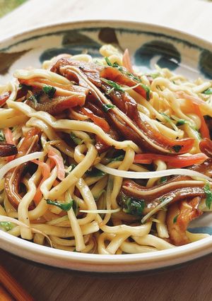 むちむちチラガーの焼きそば-レシピのメイン写真