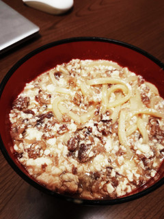 ☆崩しすぎ!な肉豆腐うどん☆-レシピのメイン写真