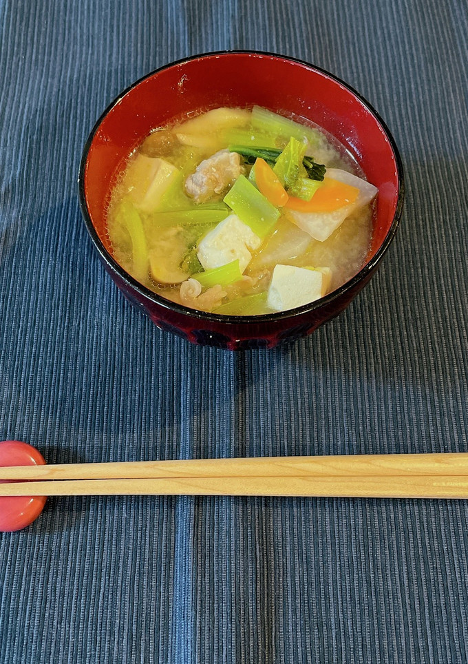 野菜の旨みを引き出した具沢山豚汁-レシピのメイン写真
