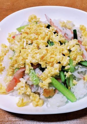 10分で、ずぼら寿司！-レシピのメイン写真