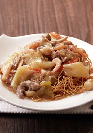 五目野菜あんかけ麺-レシピのメイン写真