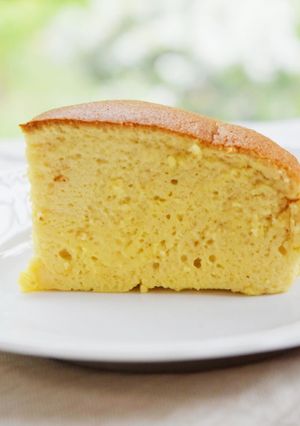 【簡単】ヨーグルトのスフレケーキ-レシピのメイン写真