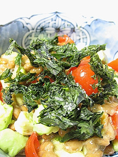 納豆とアボカドのわさび醤油和え-レシピのメイン写真