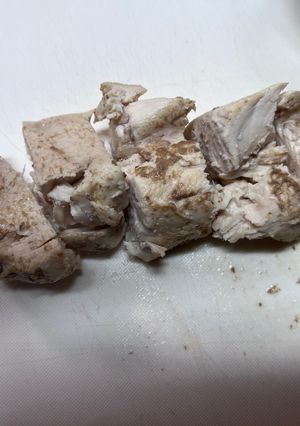 筋肉飯　蛋白質40g超え！サラダチキン-レシピのメイン写真
