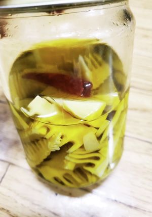 ご飯のお供　タケノコオイル漬け-レシピのメイン写真