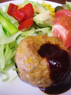 ハンバーグ-レシピのメイン写真