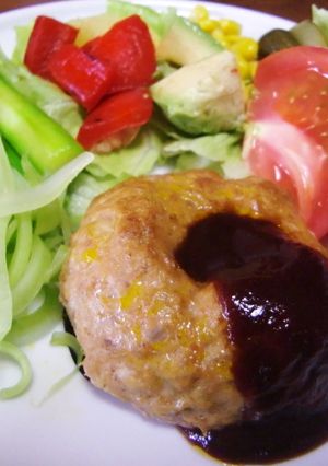 ハンバーグ-レシピのメイン写真