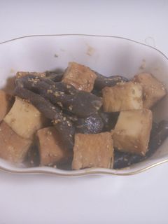 厚揚げとこんにゃくの味噌炒め-レシピのメイン写真
