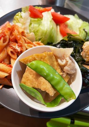 簡単☆ヘルシー☆豚バラ肉と厚揚げの煮物-レシピのメイン写真