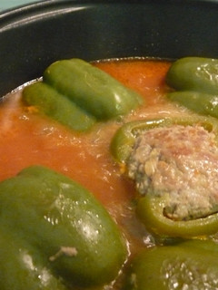 ピーマンの肉詰め☆トマト煮込み-レシピのメイン写真