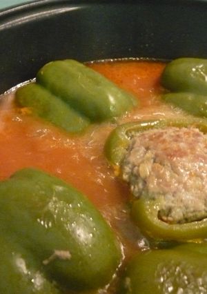 ピーマンの肉詰め☆トマト煮込み-レシピのメイン写真