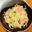 新玉ねぎと生ハムのナムル風