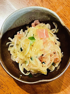 新玉ねぎと生ハムのナムル風-レシピのメイン写真