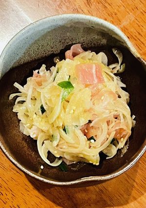 新玉ねぎと生ハムのナムル風-レシピのメイン写真