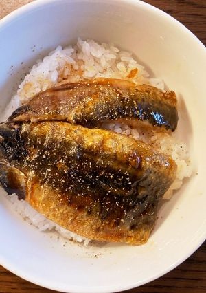 鰯の蒲焼丼-レシピのメイン写真